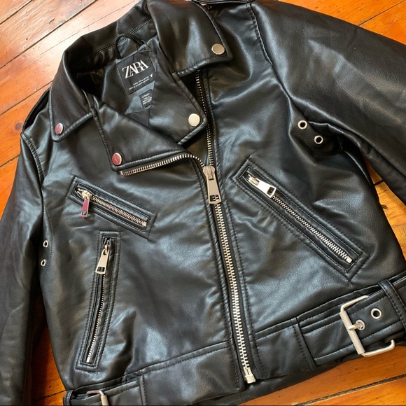 Zara Faux Leather Jacket NWOT - Picture 9 of 13